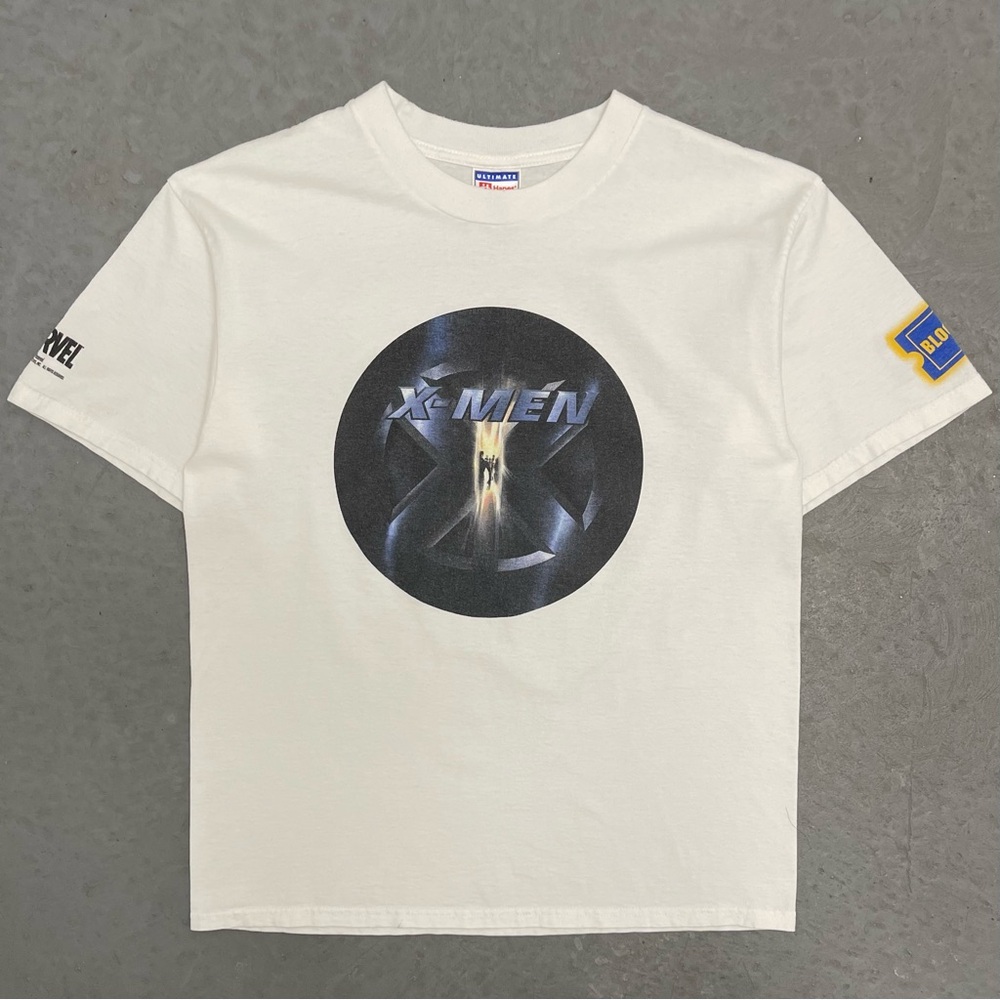 Vintage 2000 X-Men Rare Hugh Jackman Blockbuster Marvel MCU Movie T Shirt Large